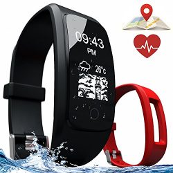 Fitness Tracker – Smart Bracelet with Activity Tracker, GPS Tracker, Heart Rate and Sleep Monito ...