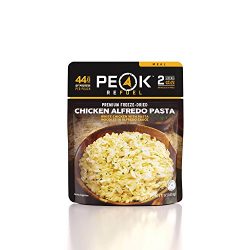 Peak Refuel Chicken Alfredo Pasta | 2 Serving Pouch | Freeze Dried Backpacking and Camping Food  ...