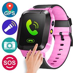 GBD GPS Tracker Kids Smart Watch for Children Girls Boys Summer Outdoor Birthday with Camera SIM ...