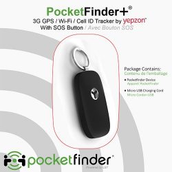 PocketFinder+ Wearable 3G GPS/Wi-Fi/Cell ID Tracker With SOS Button