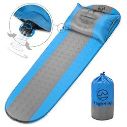 Self Inflating Sleeping Pad – Inflatable Sleeping Mat Perfect for Outdoor Adventures, Backpackin ...