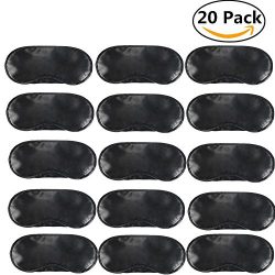 Pack of 20 Eye Mask Shade Cover Blindfold Night Sleeping, with Nose Pad, Blindfold Game Games Re ...