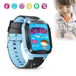 Smart Watch for Kids,Hizek GPS Tracker with SIM Calls Wireless Anti-lost SOS Bracelet Children G ...