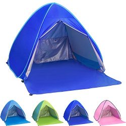 Ylovetoys Pop Up Beach Tent, 2-3 Persons Instant Beach Tents Sun Shelter Anti-UV Cabana Shade Wa ...