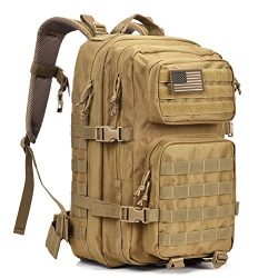 Military Tactical Backpack Large Army 3 Day Assault Pack Molle Bug Out Bag Backpack Rucksacks fo ...