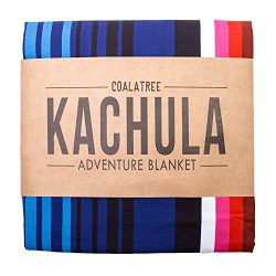 Coalatree Beach Kachula Adventure Blanket V2- Packable, multi-use blanket ideal for traveling, c ...