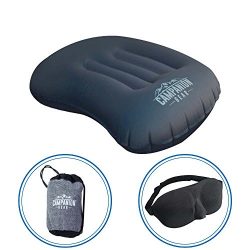 Campanion Gear UltraLight Camping Pillow – Compressible, Compact, Inflatable, Comfortable, ...