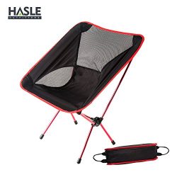 HASLE OUTFITTERS Portable Camping Chairs, Hiking Camping Chair, Outdoor Folding Backpacking Chai ...