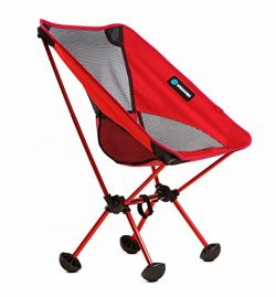 WildHorn Outfitters Terralite Portable Camp / Beach Chair (Supports 350 lbs) with TerraGrip Feet ...