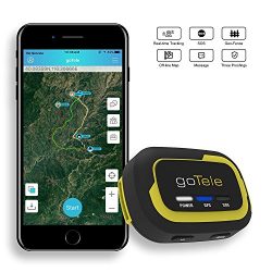 GPS Tracker, No Monthly Fee Real Time GPS Tracker goTele Off-grid GPS Tracking Gear No Required  ...