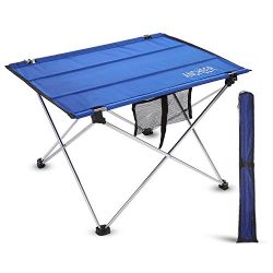 ANCHEER Lightweight Folding Portable Camping Table, Small Picnic Table with Carrying Bag for Out ...