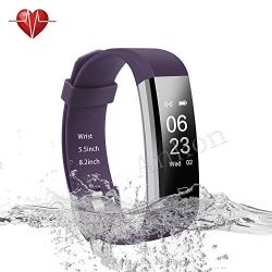 Ankon Fitness Tracker, Heart Rate Monitor Smart Watch With Calorie Counter Watch Pedometer Sleep ...