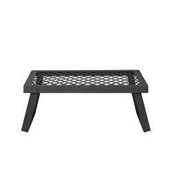 AmazonBasics Heavy Duty Folding Campfire Grill, Medium