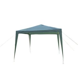 GOJOOASIS Canopy Tent Wedding Party Tent Outdoor Gazebo 10′ x 10′ Heavy Duty Green