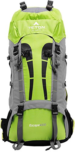 TETON Sports Escape 4300 Ultralight Internal Frame Backpack – Not Your Basic Backpack; High-Perf ...
