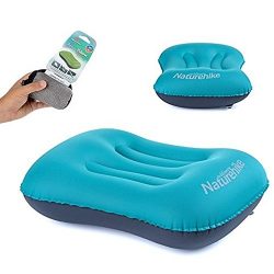 Naturehike NH15T016-Z Ultralight Travel and Camping Square Inflatable Pillow, Blue