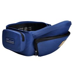 Bebamour Lightweight Baby Toddler Hip Seat Carrier Baby Waist Seat (Dark blue)