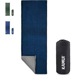 KAMUI Self Inflating Sleeping Pad 2 Inch Thick Mattress Connectable with Multiple Pads for Tent  ...