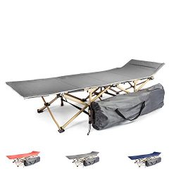 Camping cot portable folding bed for adults and kids | While camping or backpacking take our fol ...