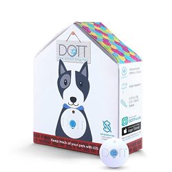 DOTT The Smart Dog Tag, Bluetooth Location Tracking, Lost and Found, App-Enabled Pet Collar Tag  ...