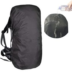 Joy Walker Waterproof Backpack Rain Cover Suitable for (55-70L, 70-90L) Backpack (Black, XXL (fo ...