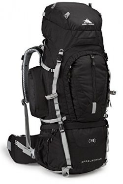 High Sierra Appalachian 75 Internal Frame Pack, Black/Black/Silver