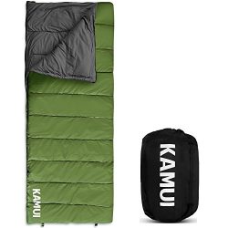 KAMUI Double and Single Person Sleeping Bag Large Warm and Comfortable 1- and 2-person Couple Sl ...