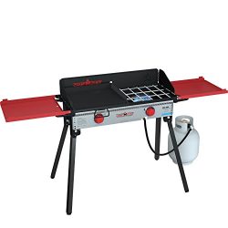 Camp Chef PRO60X Two-Burner Camp Stove with Professional SG30 Griddle – Bundle