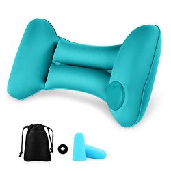 Inflatable Lumbar Support Travel/Camping Pillow – Ultralight Ergonomic for Back & Lumb ...