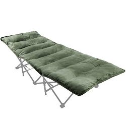 REDCAMP Cot Mattress, Cotton Sleeping Pad Mat for Camping, 77″x29″