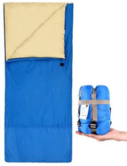 Ohuhu Sleeping Bag Lightweight with a Portable Compression Sack for Camping and Hiking, 75× ...