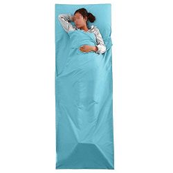 Goodlee Sleeping Bag Liner,Portable Single Soft and Breathable Sleeping Bag Liner for Traveling, ...