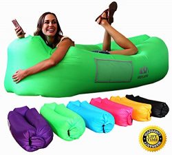 WEKAPO Inflatable Lounger Air Sofa Hammock-Portable,Water Proof& Anti-Air Leaking Design-Ide ...