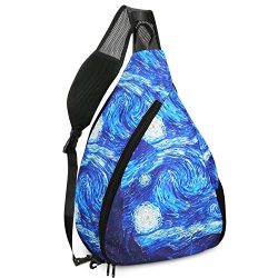 iColor Sling Bag Small Crossbody Backpack 15L Sports Multipurpose CrossBody Backpack with Phone/ ...