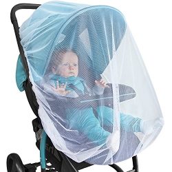 BABY MOSQUITO NET For Stroller, Car Seat & Bassinet – PREMIUM Infant Bug Protection For Jogg ...