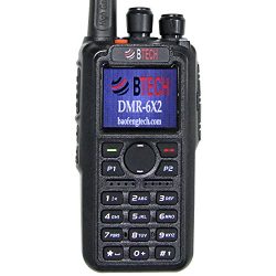 BTECH DMR-6X2 (DMR and Analog) 7-Watt Dual Band Two-Way Radio (136-174MHz VHF & 400-480MHz U ...