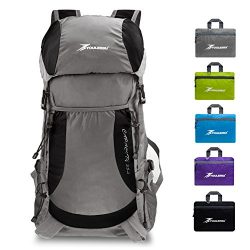 YOULERBU 35L Foldable Hiking Backpack Lightweight Packable Camping Backpack Daypack for Men Women