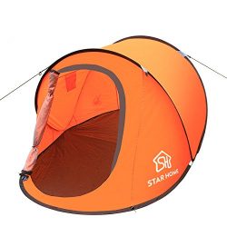 STAR HOME Camping Pop Up Instant Tents Easy up Tents 2 Person