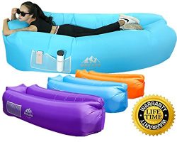 WEKAPO Inflatable Lounger Air Sofa Hammock-Portable,Water Proof& Anti-Air Leaking Design-Ide ...