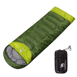 Camel Outdoor Camping Sleeping Bag Lightweight Portable Waterproof Perfect Traveling Hiking Acti ...