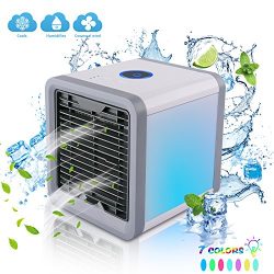 AIVANT Personal 4 in 1 Air Cooler, USB Mini Portable Air Conditioner/Humidifier/Purifier USB Pow ...