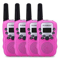 FLOUREON Kids Toy Walkie Talkies Two Way Radios Walky Talky 22 Channel Long Range UHF Handheld O ...