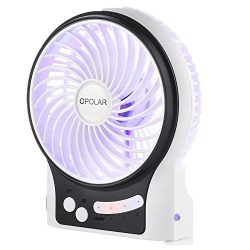 OPOLAR Battery Operated Fan, 3-13 Working Hours, Personal Handheld Fan, Portable, Rechargeable,  ...
