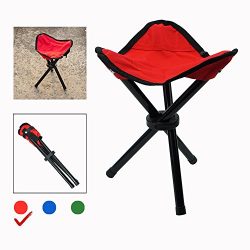 Foldable Tripod Stool Portable Chair for Outdoor Activities,Such as Fishing, Camping, Hunting, H ...