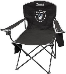 Oakland Raiders XL Cooler Quad Chair – NFL Licensed