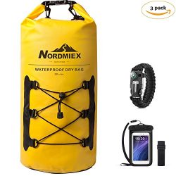 Nordmiex 20L 500D Heavy Duty Lightweight Waterproof Dry Bag for Kayaking,Boating,Rafting,Camping ...