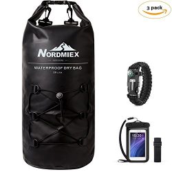 Nordmiex 20L 500D Heavy Duty Lightweight Waterproof Dry Bag for Kayaking,Boating,Rafting,Camping ...