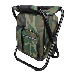 YangGuang Compact Lightweight and Portable Folding Stools Ultralight Backpack Cooler Chair Trave ...