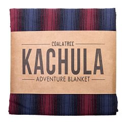 Coalatree Red Kachula Adventure Blanket V2- Packable, multi-use blanket ideal for traveling, cam ...