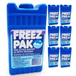 7 Reusable Freez Pak Ice Packs Cooler First Aid Camping Lunch Box Cold Compress